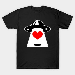 heart UFO T-Shirt